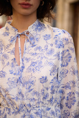 Robe FLEUR - Bleu