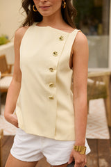 Top AMBRE - Jaune